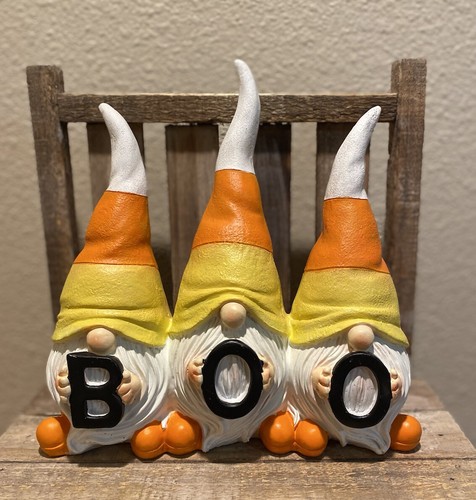 Candy corn gnome trio - candy,