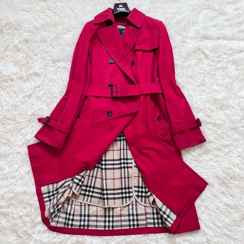 Burberry trench cappotto rosso - burberry,