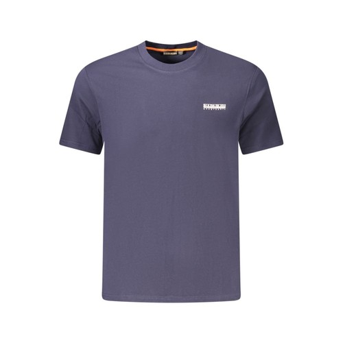 Napapijri blue cotton - cotton, men