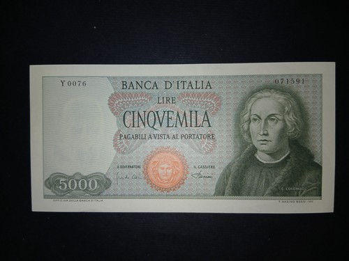 5000 lire colombo - 1, caravella