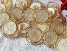 Lotto 6 Bottoni Vintage Cuore