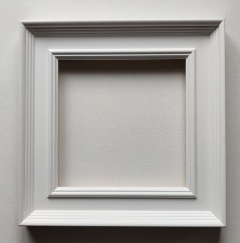 Cornice bianca per tela 8x8