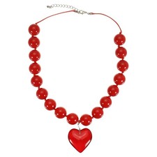 Collana perle con cuore - collana,