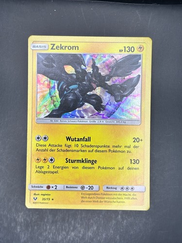 Zekrom holo raro - zekrom,