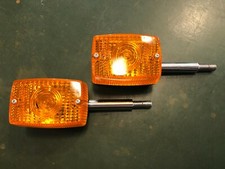 COPPIA FRECCE ASTA METALLO CEV 236 PER MOTO D'EPOCA GILERA CAGIVA APRILIA HONDA