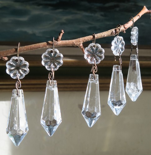 Lampadario vintage fiore - 10,
