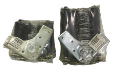 4 piedini piedi x tavolo in acciaio verniciato con piastra 10 cm e 15 cm nuovo