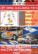 DECAL OPEL CALIBRA 16V BRUNO