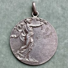 Medaglia Premio Merito Argento Convegno Auto Motociclistico Verona 1925 Fascismo