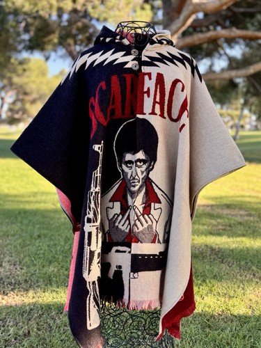 Poncho scarface adulto - poncho,