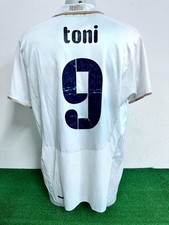 MAGLIA ITALIA TONI MATCH WORN INDOSSATA SHIRT JERSEY CAMISETA COA 2007/2008