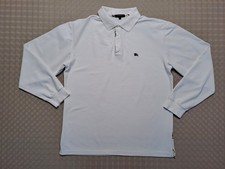 Burberry camicia uomo London camicia abbottonata bianca polo XL pit to pit 23"