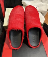 Marni Slides Rosso EU 46 con