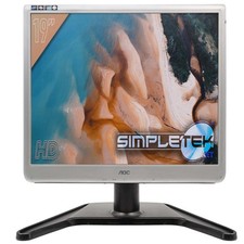 AOC 197PKv 19" SCHERMO MONITOR LCD DISPLAY HD 4:3 5:4 DVR CASSA PC VGA FISSO