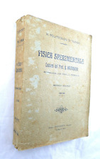 VECCHIO LIBRO UNIVERSITà TORINO POLITECNICO FISICA SPERIMENTALE MAJORANA 1918