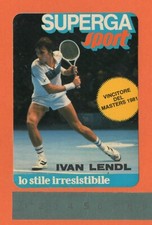 Adesivo Sticker Vintage Autocollant Aufkleber SUPERGA Tennis Ivan Lendl