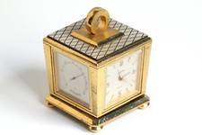 IMEXAL desk compendium cube clock, Swiss Made circa 1960