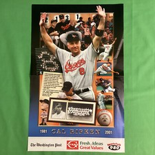 Cal Ripken Commemorative Poster, The Washington Post, Giant Food, SportsTalk 980