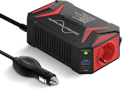 Inverter auto onda pura - auto, 300w