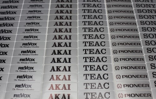 Revox sony pioneer teac akai - sony,