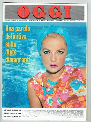 Oggi 1965 virna lisi base - 1965/33=virna, lisi=base