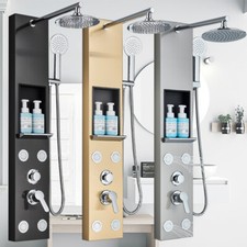 Pannello doccia acciaio inox