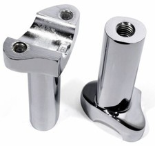 Riser Alza Manubrio 25mm Harley Cromati 11 cm x Sportster Dyna Softail 4 1/2 "