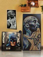 Hypebrickz Personalizzato Cornice Pixel Art Decorazione Parete Wall Airt con Istruzioni di Costruzione