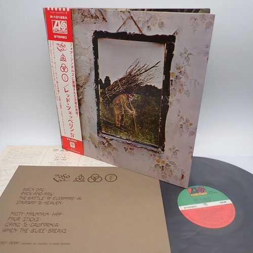 Led zeppelin japan lp obi - zeppelin, iv