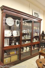 GRANDE LIBRERIA ANTICA L. mt 2,72 x 2,53  VETRINA '800 PER COLLEZIONI ESPOSITORE