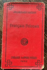 DIZIONARIO francese-polacco - vocabolario Garnier - LDG9717