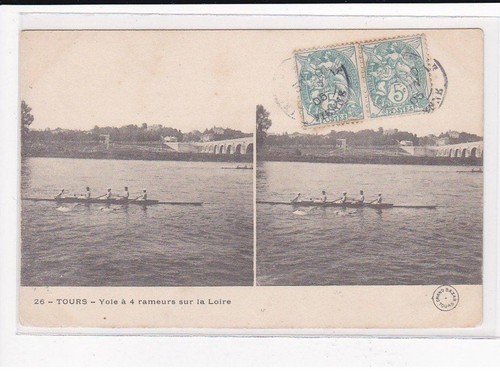 Tours yole rameurs sur la - yole,