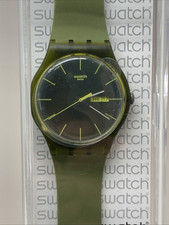 Green Swatch Watch SUOG700 NOS