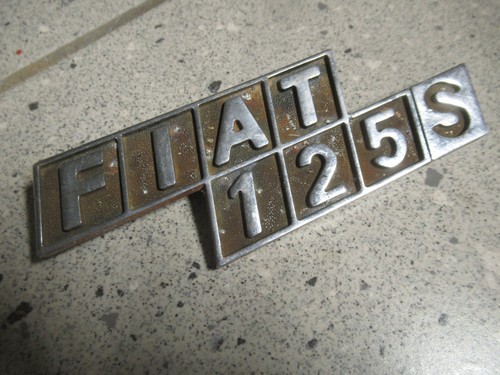 Fiat 125 scritta - fiat,