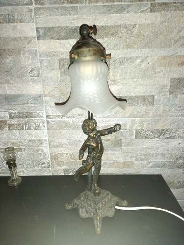 Lampada tavolo ottone - lampada, in