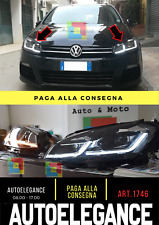 ✨1746 FARI ANTERIORI ADATTO PER VW GOLF 6 2008-2013 LOOK 7.5 LED DINAMICI✨