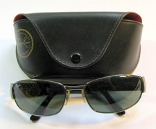 Occhiali da sole uomo Ray Ban RB3141 LEATHER II 004 in confezione originale