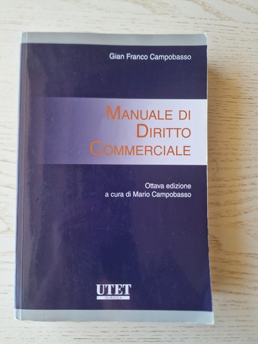 Manuale diritto commerciale - manuale,