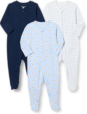 Unisex - Bimbi 0-24 Tutina Con Piedini