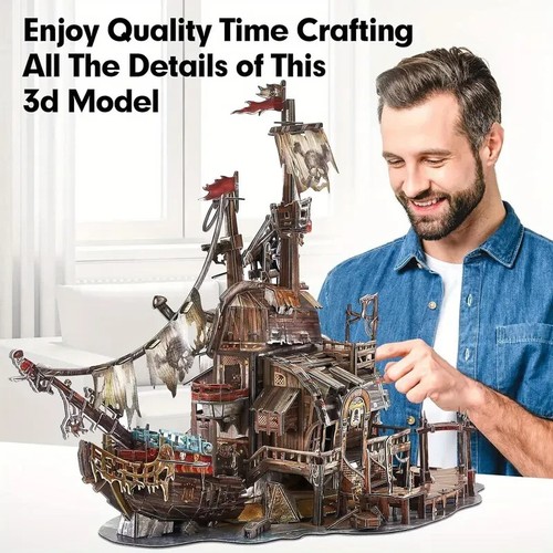Superbo kit puzzle legno - in, 3d
