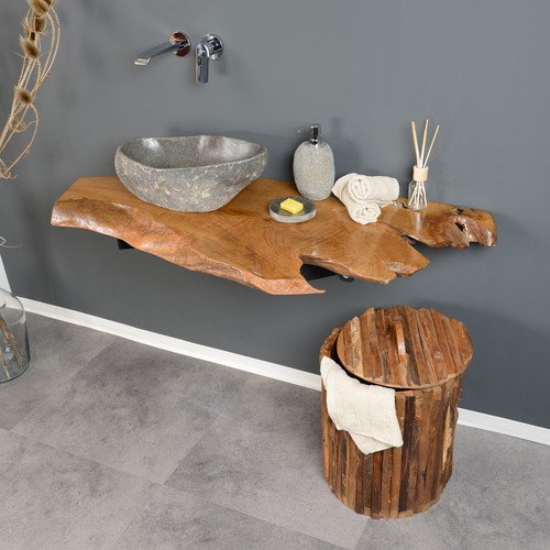 Piano lavabo legno teak - piano,
