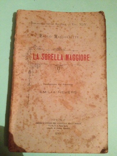 Libri antichi fine 800 - libri,