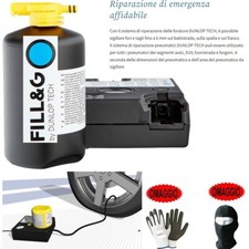 PER MERCEDES CLASSE A GONFIA RIPARA RUOTE GOMME DUNLOP 620ML LIQUIDO SIGILLANTE