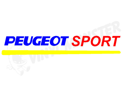 Peugeot sport car sticker 106 - car, sticker,