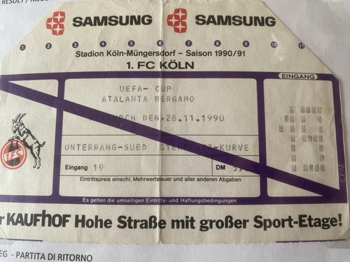 Koln atalanta uefa 1990 - koln-atalanta,