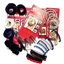 Clip per stratificazione capelli yoga pieghevole TV Hairagami con perni coda di cavallo updo anelli a molla