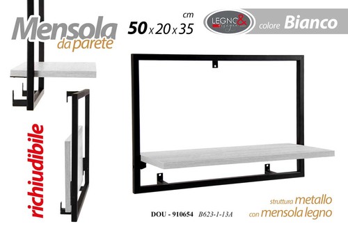 Mensola parete richiudibile - parete,