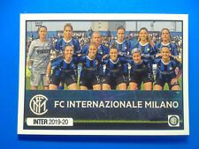 Figurine Calciatori Panini 2019-20 2020 n.588 Squadra Inter Calcio Femminile