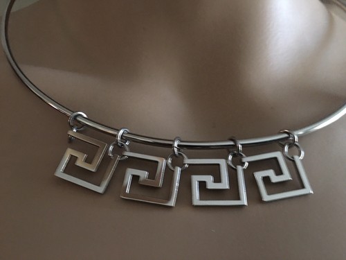 Collana rigida con pendenti - collana,