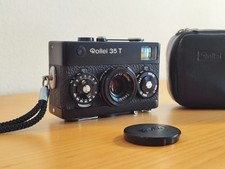 AS MINT Rollei 35 T Black Zeiss Tessar 40mm f3.5 Rolleiflex 